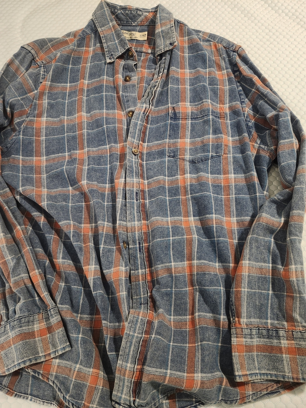 Upcycled Plaid Button Up Shirt
